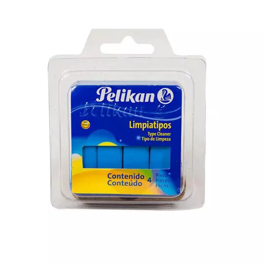 Pasta limpiatipos Pelikan blíster con 4 piezas