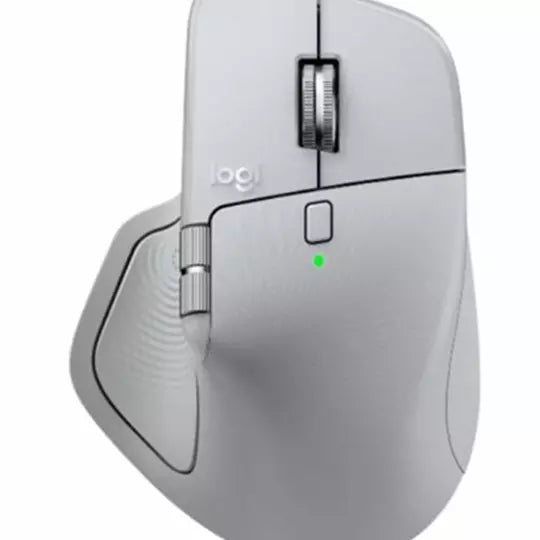 Mouse Logitech MX Master 4 - Frecuencia Bluetooth/Radio - USB Tipo C, USB Tipo A - Darkfield - 8 Botón(es) - Blanco - Inalámbrico - 10m - 2.40GHz - Recargable - 8000 dpi - Botón para pulgar, Rueda de desplazamiento