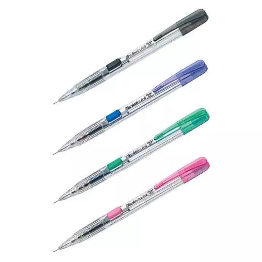 Lapicero Pentel techniclick, punto 0.5 m m, color negro, 1 pieza