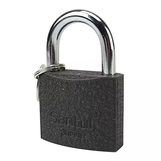 Candado de hierro santul de 32mm.  más 2 llaves