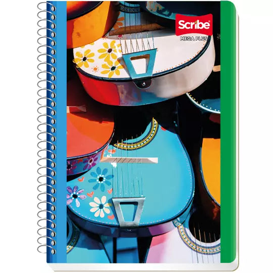 Cuaderno forma francesa SCRIBE Mega plus cuadro chico (5 mm) con 100 hojas