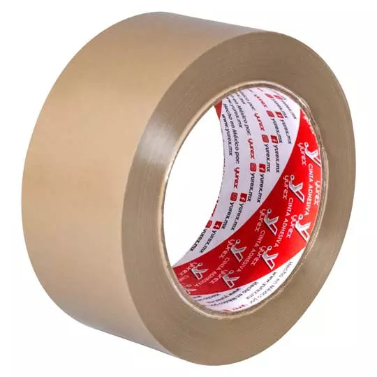 Cinta de empaque canela YUREX 48 MM X 15 0 MT blister con 6 piezas