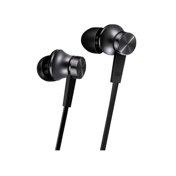 Audífonos Xiaomi Mi In-Ear Basic Manos Libre Cable Plano Anti-enredos Color Negro