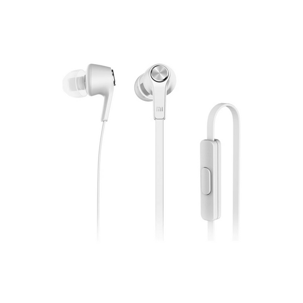 Audífonos Xiaomi Mi In-Ear Basic Manos Libre Cable Plano Anti-enredos Color Negro