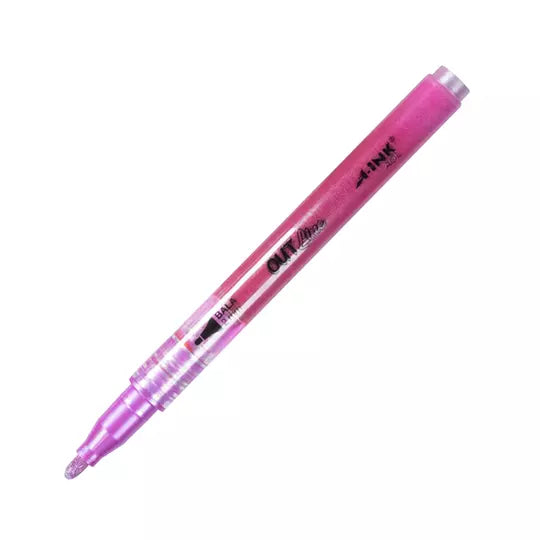 Marcadores Out Line A-ink contorno mágic o estuche con 6 colores surtidos