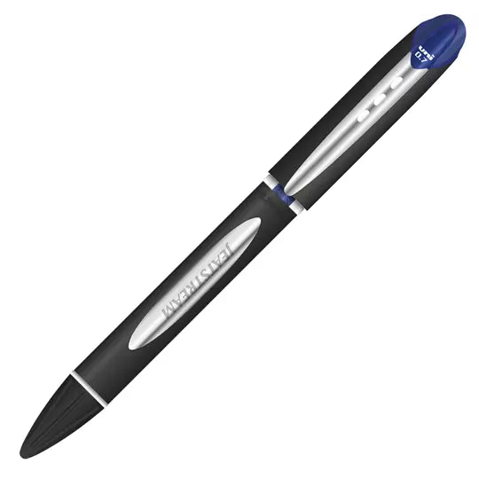 Bolígrafo antifraude mediano Uni Ball Je tstream 1.0 mm color azul en blíster.