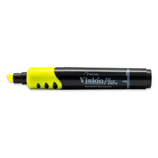 Resaltador de texto Vision Plus punta ci ncel 6 mm color amarillo blíster