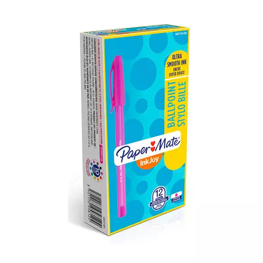 Boligrafo ST kilometrico magenta punto m ediano caja con 12 piezas