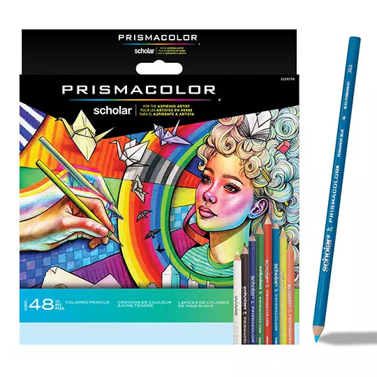 Colores Prismacolor Scholar de mina suav e, caja con 48 piezas