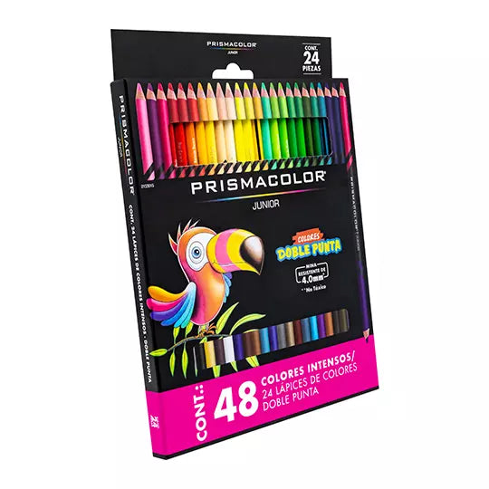 Colores Prismacolor junior doble punta c on 24 lápices