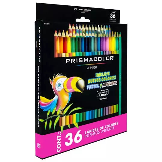 Colores Prismacolor junior  con 36 pieza s