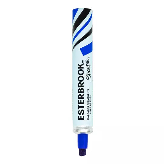 Marcador permanente Esterbrook color azu l 1 pieza