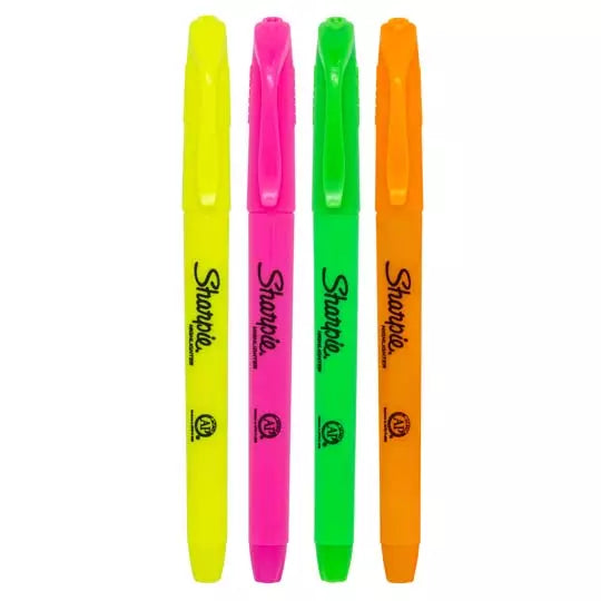 Resaltadores Sharpie accent pocket color es surtidos blister con 4 pieza