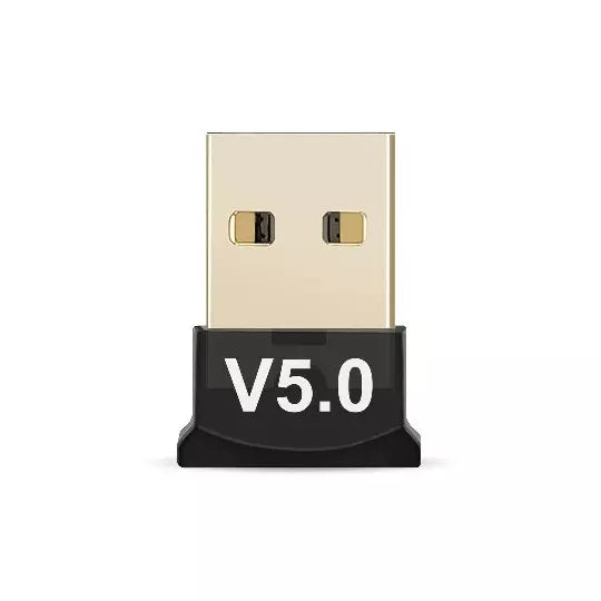 BROBOTIX CONVERTIDOR USB A BLUETOOTH V5.0 - Tarjeta Adaptador Teclado Inalambrico Audifono Bocina Audio -1 Conector USB Tipo A Macho a Bluetooth - Version 5.0