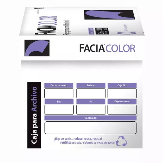 Caja de papel bond Facia Color  tamaño c arta color verde 75gr.