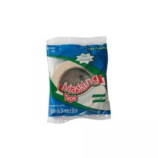 Masking tape Devek color natural 24 mm x 50m
