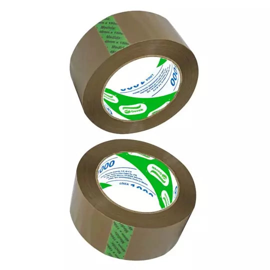 Cinta de empaque canela Devek 48 mm x 15 0 m, canela 6 pz