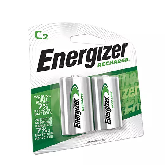 Pila Recargable Energizer C blister con 2 pzas
