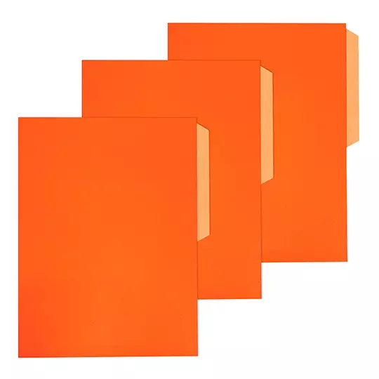 Folder de color Pendaflex carta color na ranja ceja 1/2 caja con 25 pzas