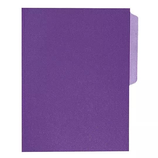 Folder de color Pendaflex carta color vi oleta ceja 1/2 caja con 25 pzas