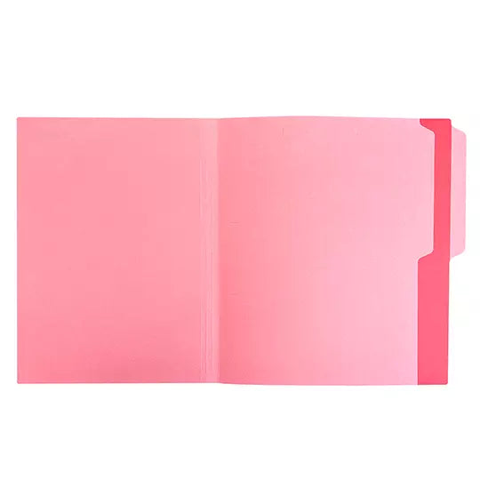 Folder de color Pendaflex carta color ro jo ceja 1/2 caja con 50 pzas