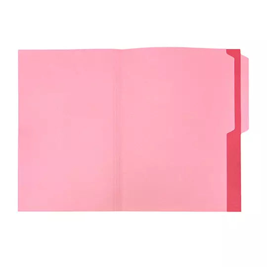 Folder manila Pendaflex oficio color roj o ceja 1/2 caja con 50 pzas