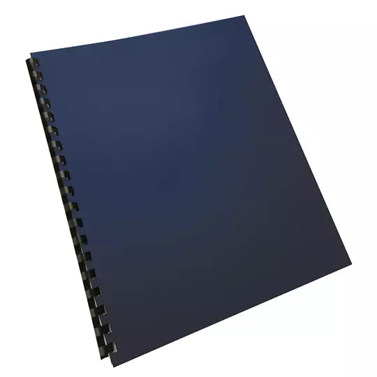Cubierta plástica tamaño carta GBPlak pr emium GBC color azul obscuro