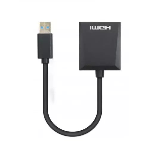 Convertidor Video USB 3.2 a HDMI H, 1080p - 1920 x 1080 Supported - Negro