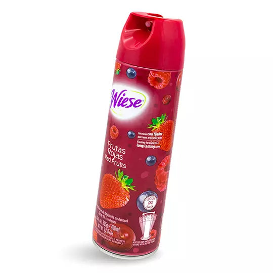 Aerosol Wiese aroma frutas rojas 400 ml .