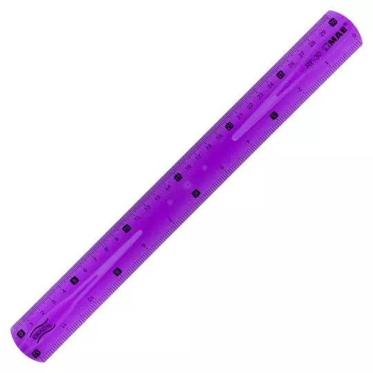 Regla flexible mae de 30cm 1 pieza .