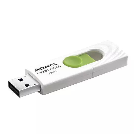 Memoria USB ADATA UV320 32GB USB 3.2 Gen 1 Blanco/Verde