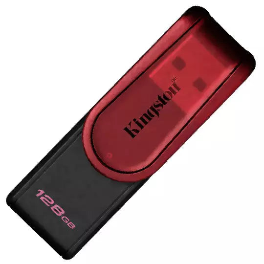 USB MEMORIA KINGSTON 128GB DT   EXODIA "S" ROJA