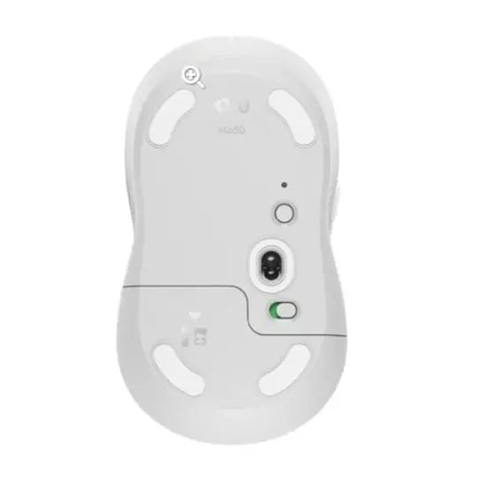 Mouse Logitech Signature M650 - Frecuencia Bluetooth/Radio - USB - Óptico - 5 Botón(es) - 5 Botón(es) Programable(s) - Blanco - 1 Solamente - Inalámbrico - 2000 dpi - Rueda de desplazamiento - Medio Tamaño de la mano/palma