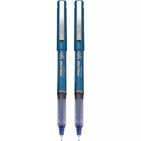 Bolígrafo extra fino Precise V7 Pilot pu nta rodante, color azul, blister 2 pzs