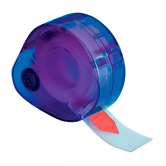 Dispensador de banderitas Redi-Tag "Firm ar aquí" color rojo con 120