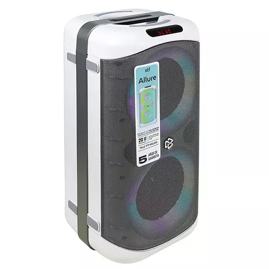 LM-Bocina Portátil STF Mod. ALLURE 20W. Color Gris.