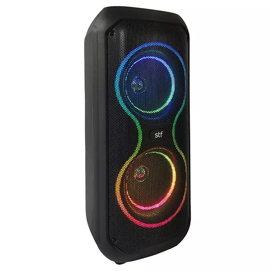 Bocina inalambrica Portatil STF  Mod.Enc ode c/luz led RGB con bateria recargable
