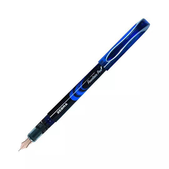 Pluma fuente ZEBRA Z-Fountain tinta líqu ida color azul blíster c/1 pieza