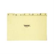 Guías para Archivo Baco Alfanuméricas CP099 Carta C/25 Pzas