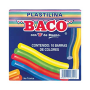 PLASTILINA BACO BARRITAS C/10