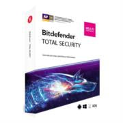 Licencia Antivirus Bitdefender Total Security MD 1 Año 3 Usuarios Caja