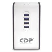 Regulador de Voltaje CDP R2CU-AVR 1000VA/500W 8 Contactos 4 Puertos USB