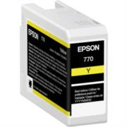 Tinta Epson UltraChrome PRO10 T770 25ml Color Amarillo