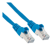 Cable Intellinet Red RJ45 Cat6a S/FTP 3m Color Azul