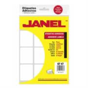 Etiquetas Adhesivas Janel Clásicas No. 13 67x47mm Sobre C/180