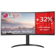 Monitor LG UltraWide Curvo 34" WQHD Resolución 3440x1440 Panel VA