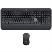 Kit Teclado y Mouse Logitech Advanced MK540 Inalámbrico USB Color Negro