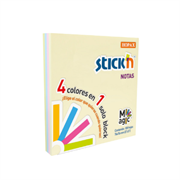 Notas Adhesivas Mae Stickn 3x3 Colores Pastel 100H Set 12 Blocks