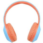 Audífonos Perfect Choice On-Ear Inalámbricos Bluetooth Color Azul-Coral