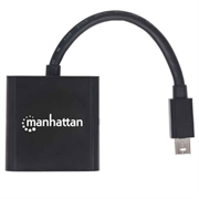Adaptador Manhattan Activo Mini DisplayPort-M a HDMI-H 4K a 60Hz Color Negro
